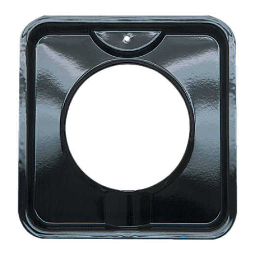 Range Kleen Gas 4-3/8" Style I Square Black Drip Pan